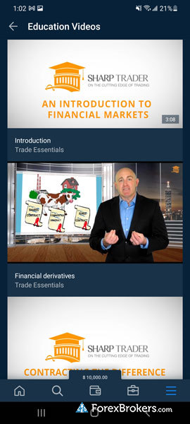 AvaTradeGo mobile app educational videos