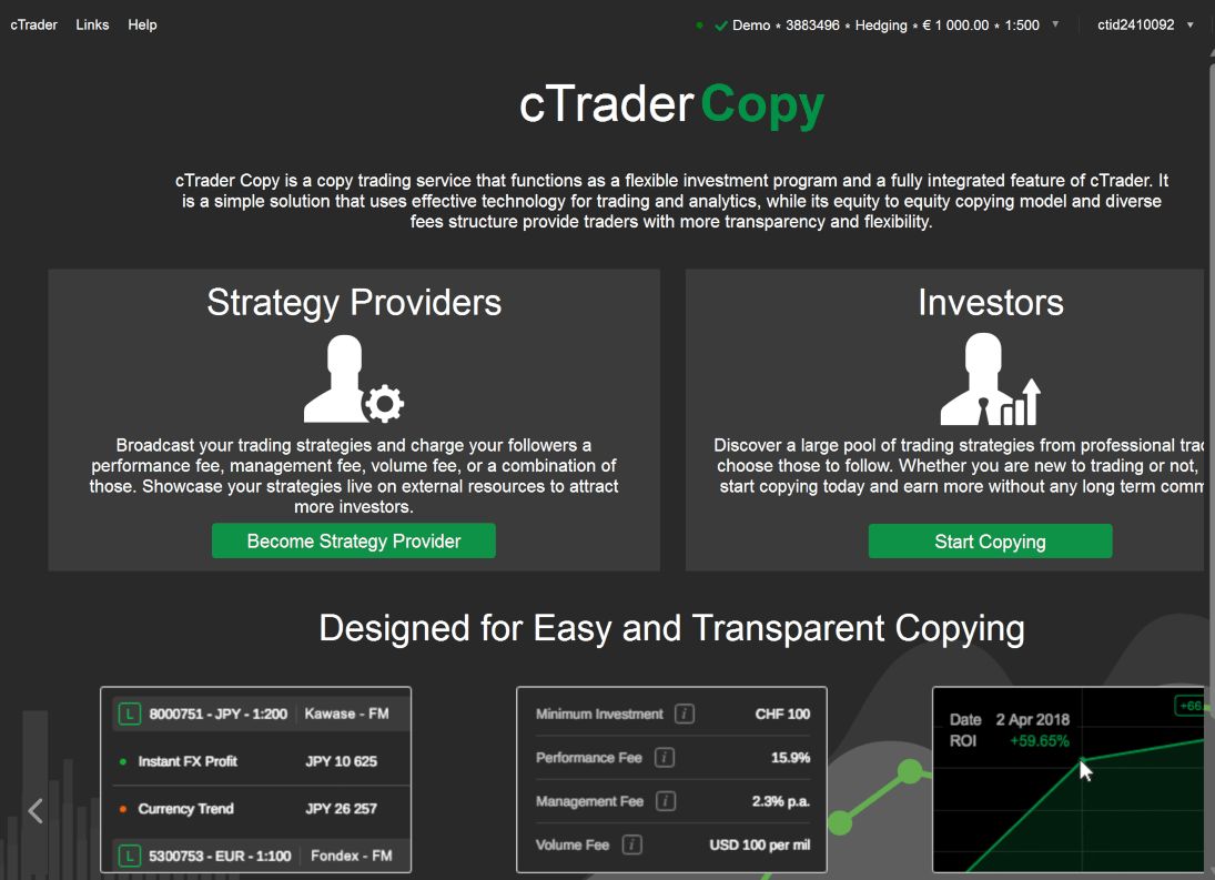 IC Markets cTraderCopy